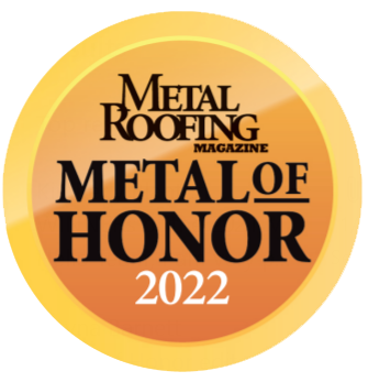 Metal Roofing Magazine's Metal of Honor 2022 logo